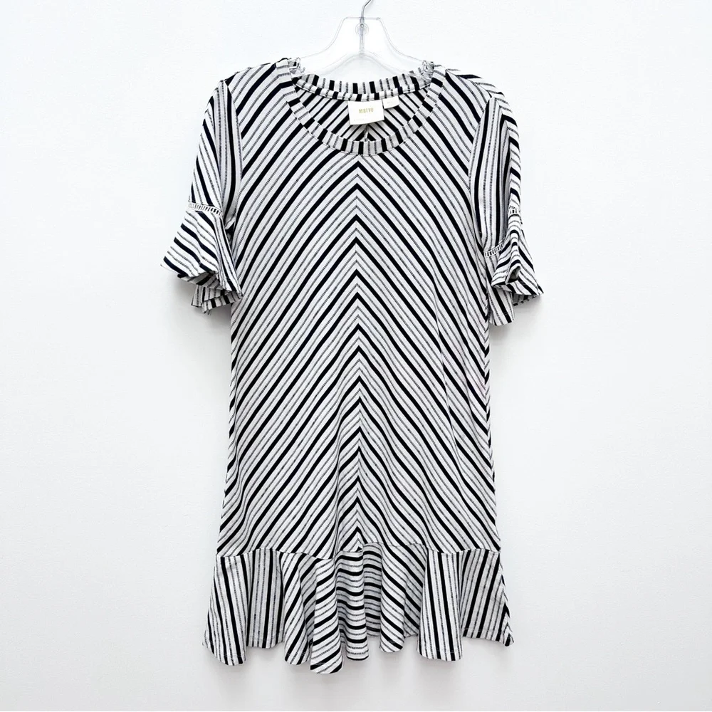 Anthropologie Striped Tunic Mini Dress - Picture 7 of 11